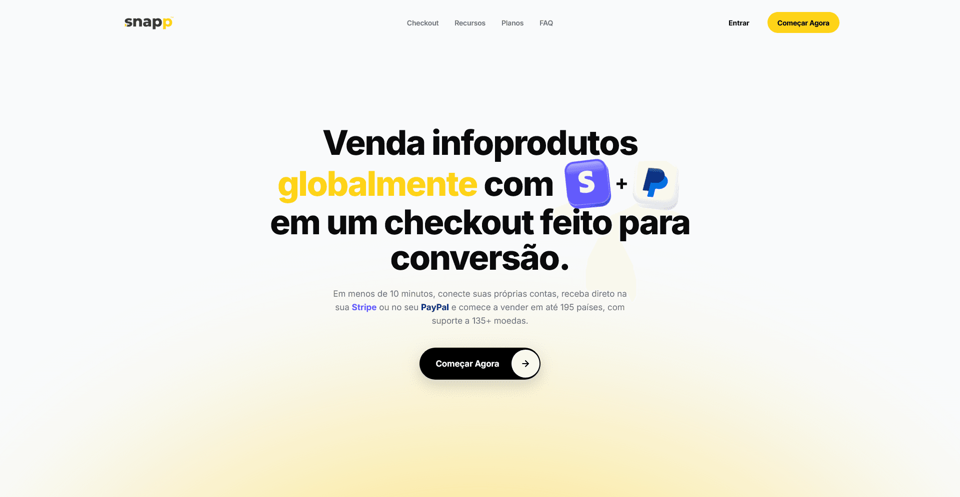 Screenshot do projeto SnappCheckout